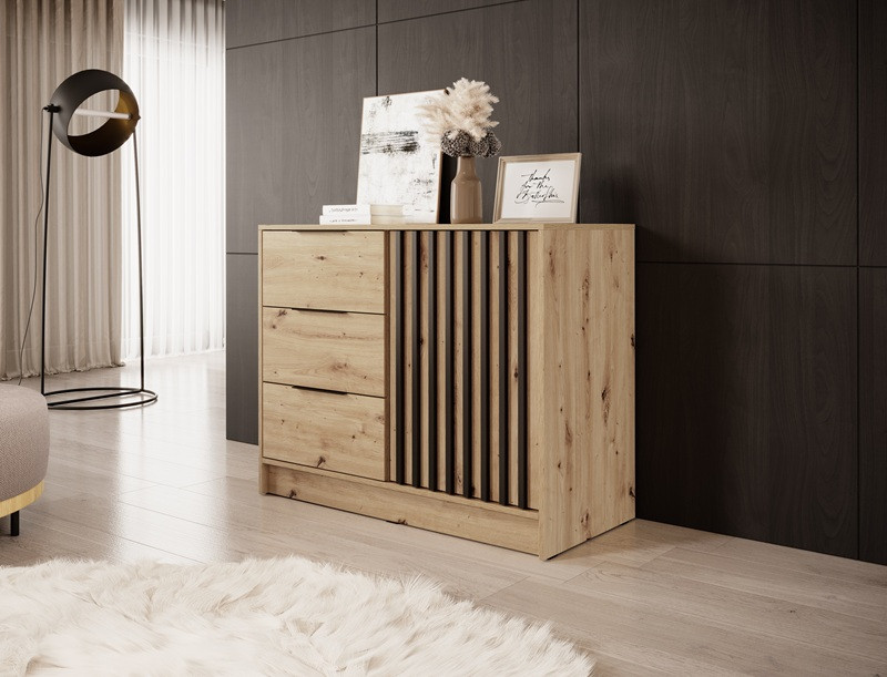 Komoda ROKSI 105 cm do salonu sypialni dąb artisan