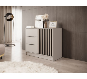 Komoda ROKSI 105 cm do salonu sypialni kaszmir
