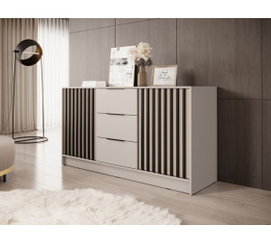 Komoda ROKSI 155 cm do salonu sypialni kaszmir