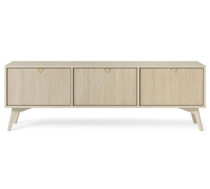 Szafka RTV SILVANE 158 cm do salonu beżowy jodła Szafka RTV SILVANE 158 cm do salonu beżowy jodła