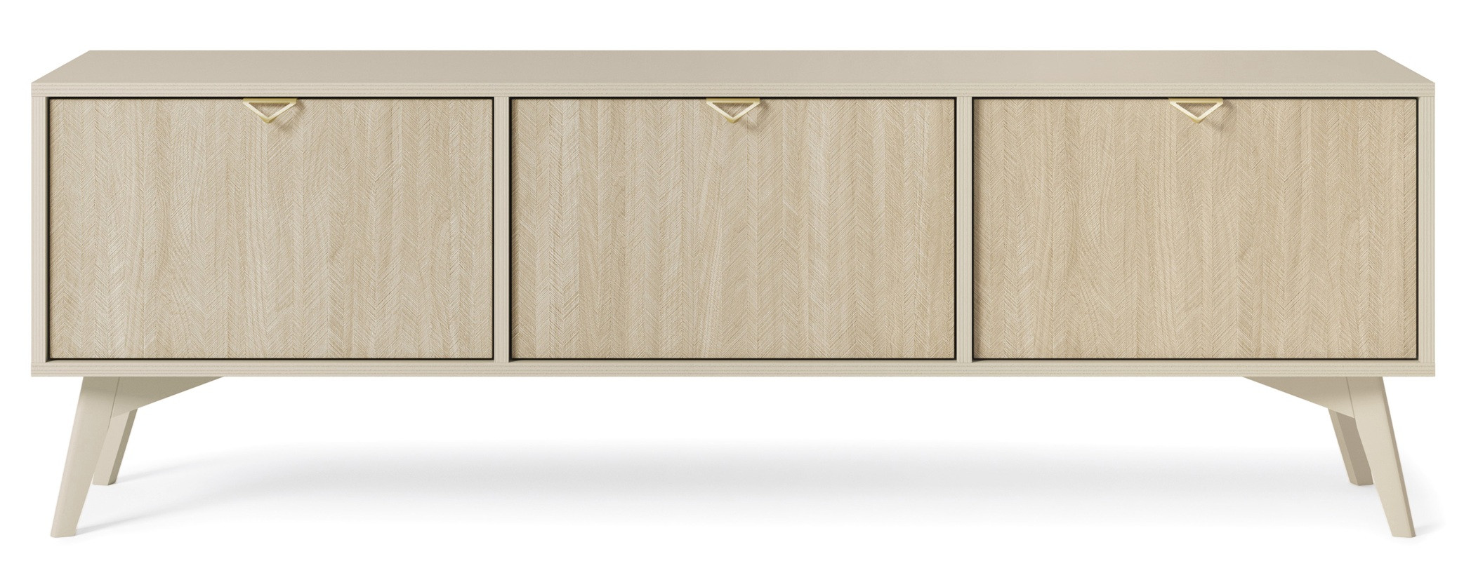 Szafka RTV SILVANE 158 cm do salonu beżowy jodła Szafka RTV SILVANE 158 cm do salonu beżowy jodła