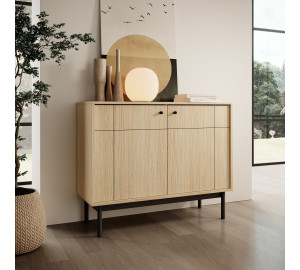 Komoda NORINO 104 cm do salonu sypialni dąb linea