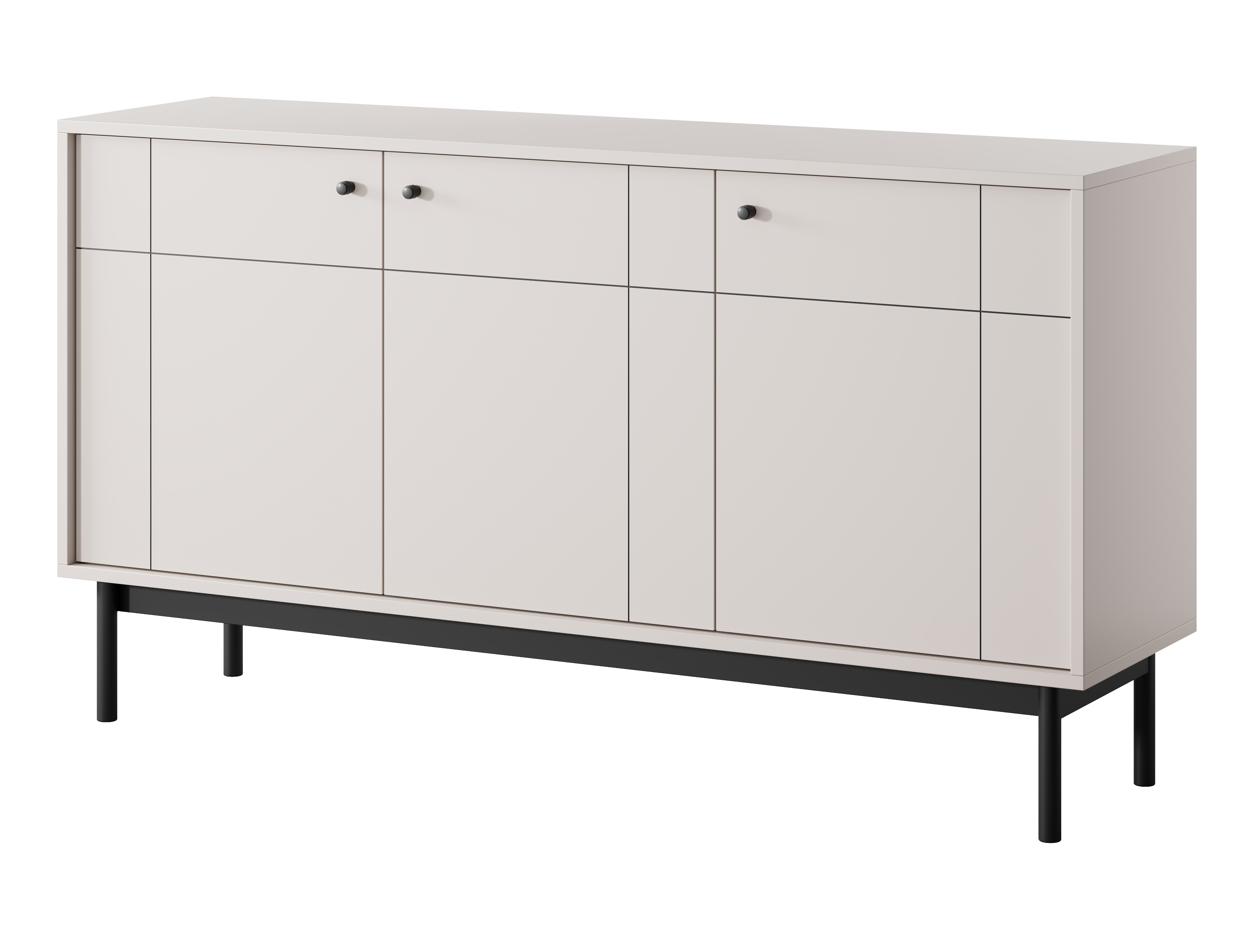 Komoda NORINO 154 cm do salonu sypialni kaszmir Komoda NORINO 154 cm do salonu sypialni kaszmir