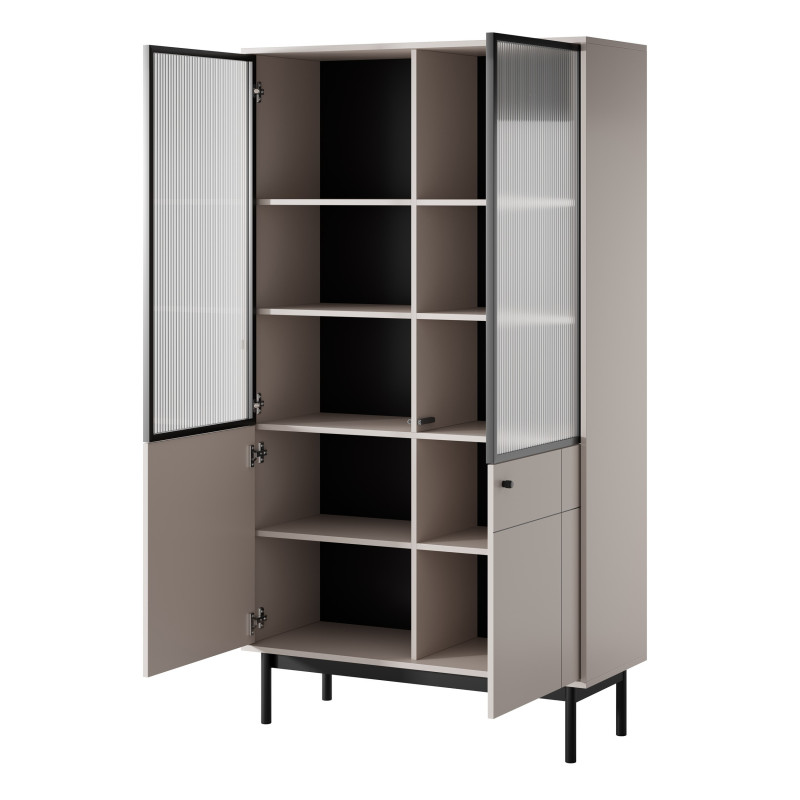 Witryna NORINO 104 cm z do salonu kaszmir Witryna NORINO 104 cm z do salonu kaszmir