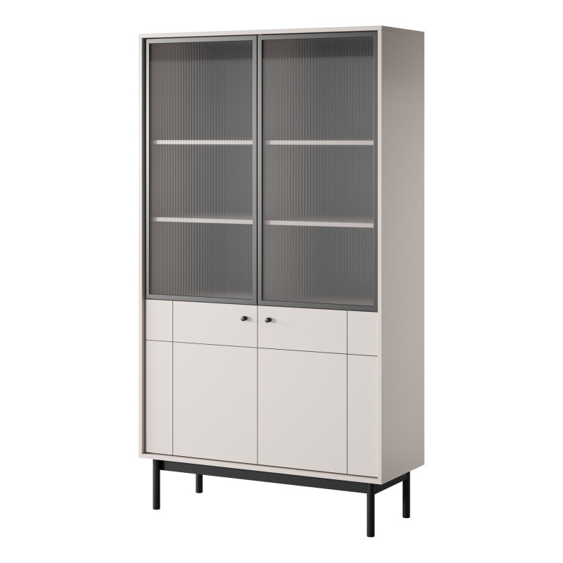Witryna NORINO 104 cm z do salonu kaszmir Witryna NORINO 104 cm z do salonu kaszmir