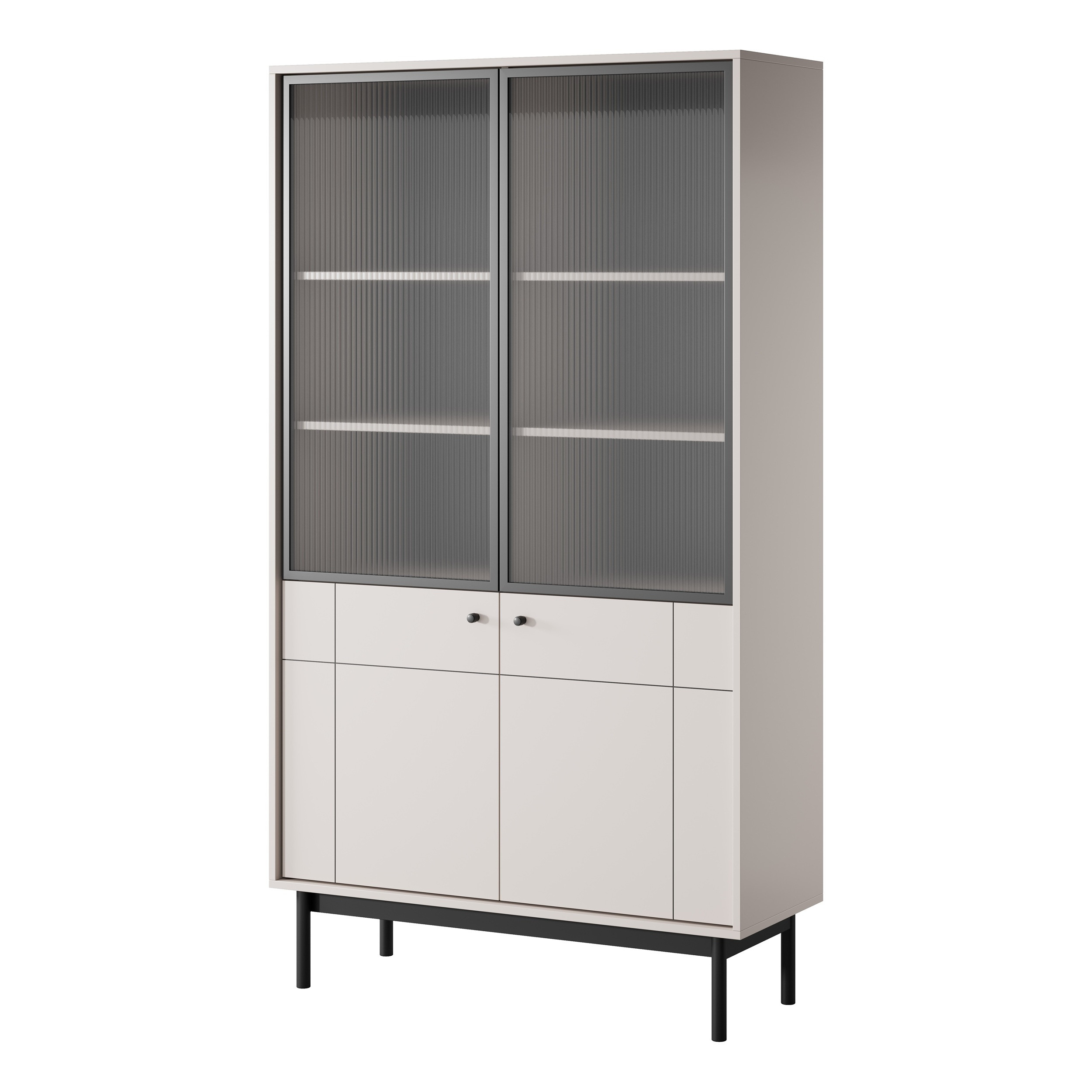 Witryna NORINO 104 cm z do salonu kaszmir Witryna NORINO 104 cm z do salonu kaszmir