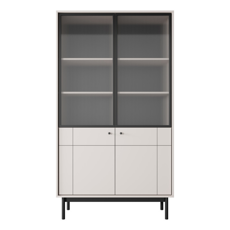 Witryna NORINO 104 cm z do salonu kaszmir Witryna NORINO 104 cm z do salonu kaszmir