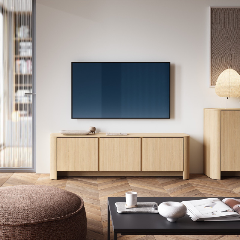 Szafka RTV ORLEN 168 cm do salonu dąb vicenza Szafka RTV ORLEN 168 cm do salonu dąb vicenza