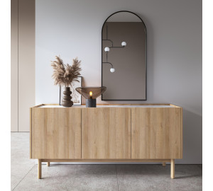 Komoda TAMARO 144 cm do salonu sypialni dąb riviera
