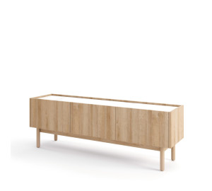 Szafka RTV TAMARO 144 cm do salonu dąb riviera