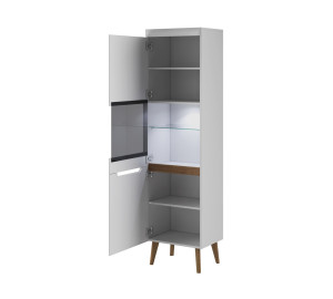 Witryna TARLO 53 cm do salonu biała