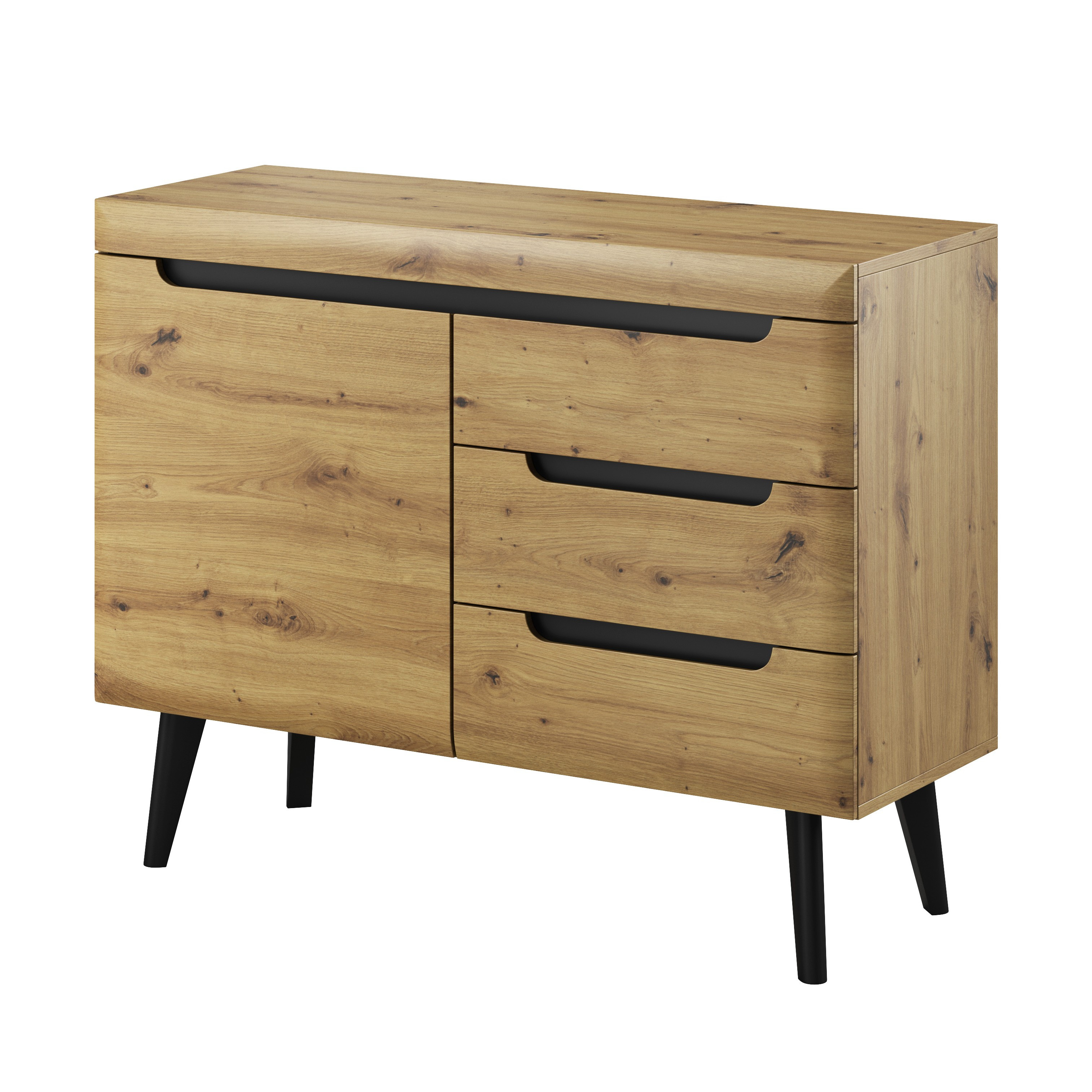 Komoda TARLO 107 cm do salonu sypialni dąb artisan Komoda TARLO 107 cm do salonu sypialni dąb artisan