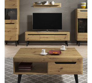 Stolik kawowy ława TARLO 107 cm do salonu dąb artisan