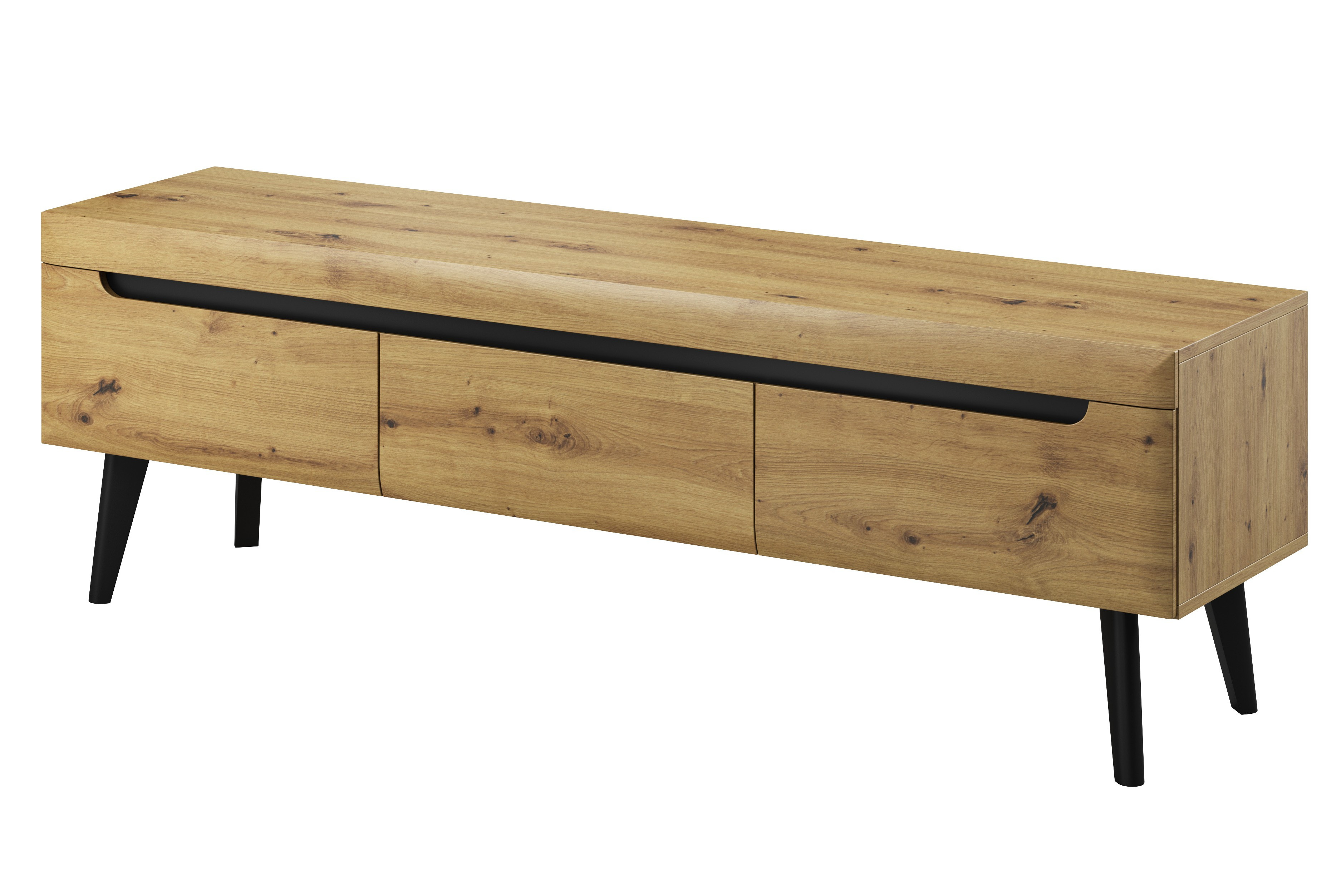 Szafka RTV TARLO 160 cm do salonu dąb artisan