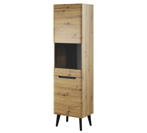 Witryna TARLO 53 cm do salonu dąb artisan
