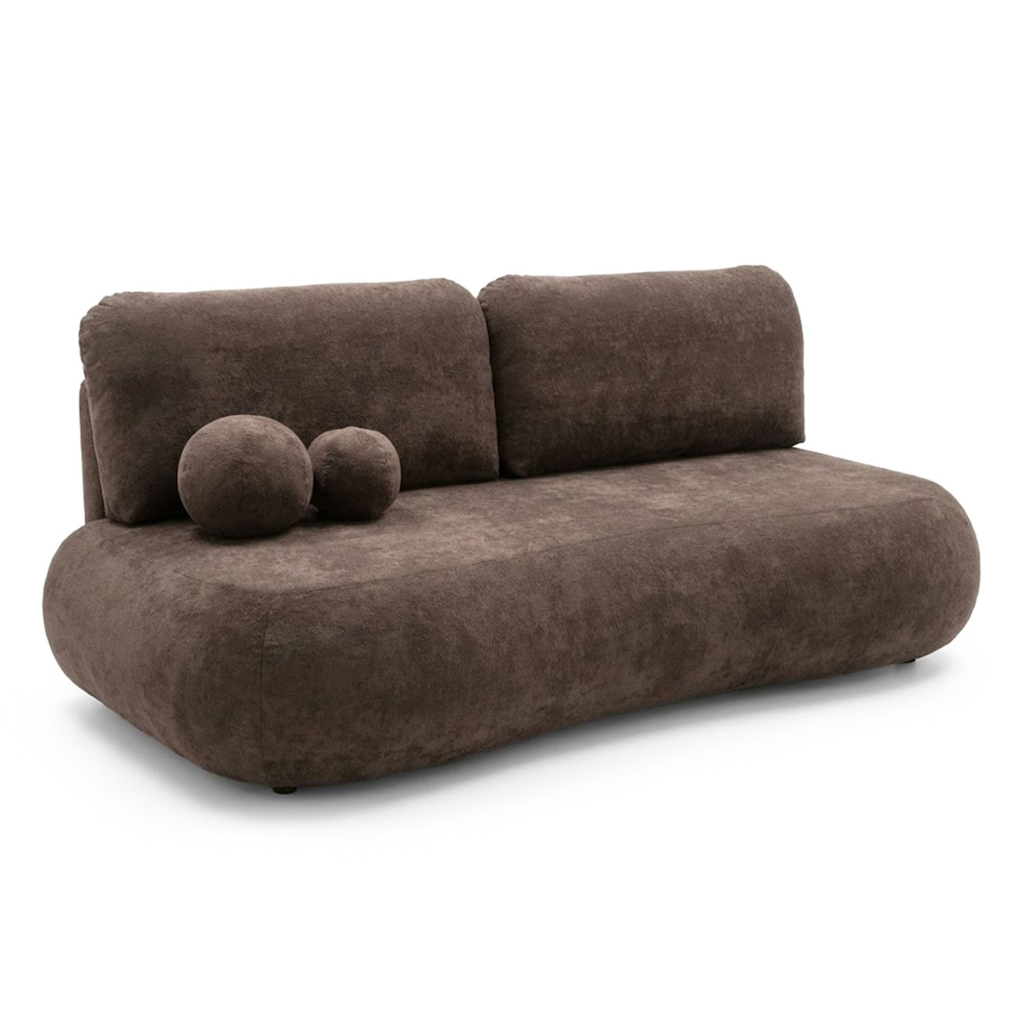 Sofa rozkładana kanapa NUVO z funkcją spania i pojemnikiem na pościel brązowa Monte 28 Sofa rozkładana kanapa NUVO z funkcją spania i pojemnikiem na pościel brązowa Monte 28