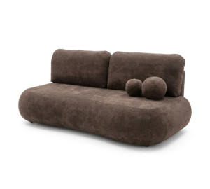 Sofa rozkładana kanapa NUVO z funkcją spania i pojemnikiem na pościel brązowa Monte 28 Sofa rozkładana kanapa NUVO z funkcją spania i pojemnikiem na pościel brązowa Monte 28