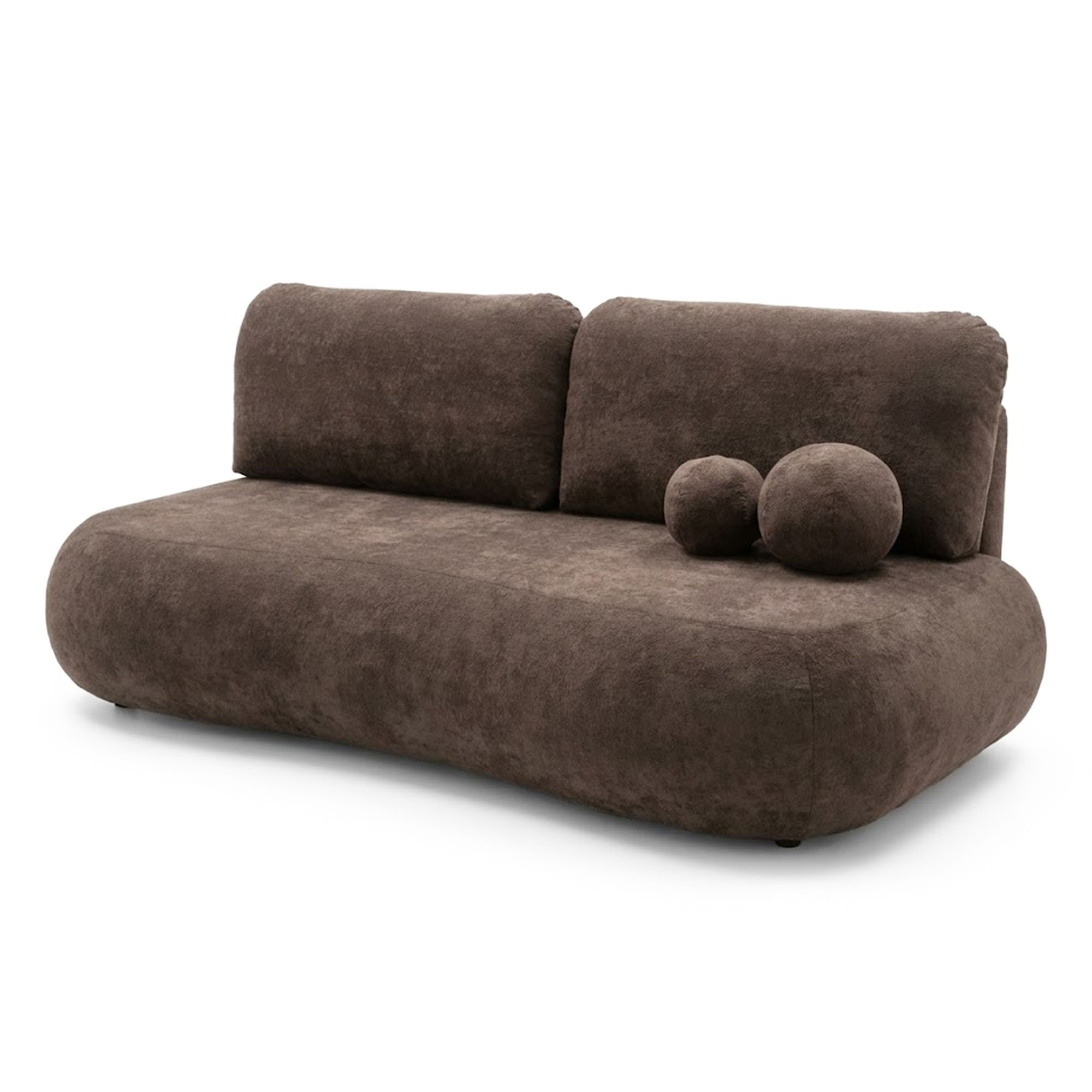 Sofa rozkładana kanapa NUVO z funkcją spania i pojemnikiem na pościel brązowa Monte 28 Sofa rozkładana kanapa NUVO z funkcją spania i pojemnikiem na pościel brązowa Monte 28