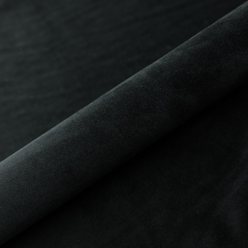 Łóżko tapicerowane NUVELLO z pojemnikiem na pościel 120x200 cm czarne Magic Velvet 2219 Łóżko tapicerowane NUVELLO z pojemnikiem na pościel 120x200 cm czarne Magic Velvet 2219
