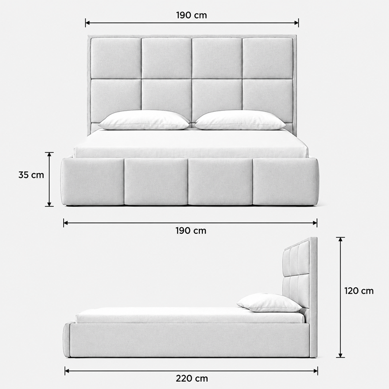 Łóżko tapicerowane NUVELLO z pojemnikiem na pościel 180x200 cm czarne Magic Velvet 2219 Łóżko tapicerowane NUVELLO z pojemnikiem na pościel 180x200 cm czarne Magic Velvet 2219