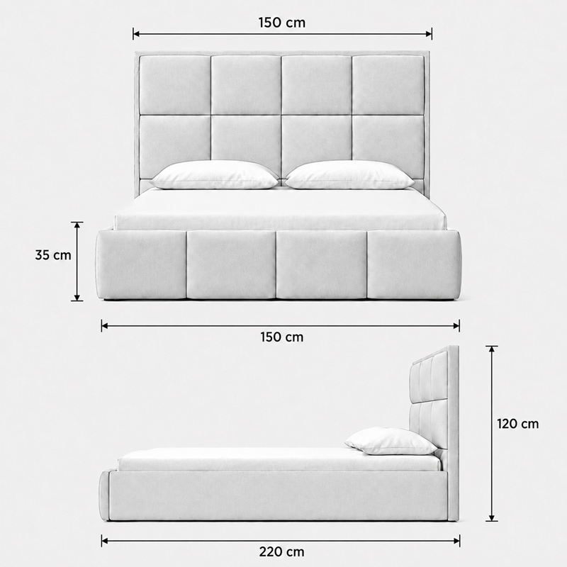 Łóżko tapicerowane NUVELLO z pojemnikiem na pościel 140x200 cm żółte Magic Velvet 2228 Łóżko tapicerowane NUVELLO z pojemnikiem na pościel 140x200 cm żółte Magic Velvet 2228
